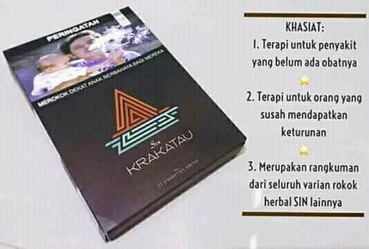 Cerutu Hebal SIN Krakatau 
Ber Khasiat Untuk Terapi &amp; Kesehatan.
Solusi Aman Bagi Perokok
Menebar Tanpa Batas
1 bungkus 12 batang
TAR : 45,2 MG
NIKOTIN : 0,239 MG
lummoshop.com/menjemputkeber…
wa.me/6288291794604
#rokokherbal
#cerutu
#komonitaskretek 
#herbalife #herbalsin