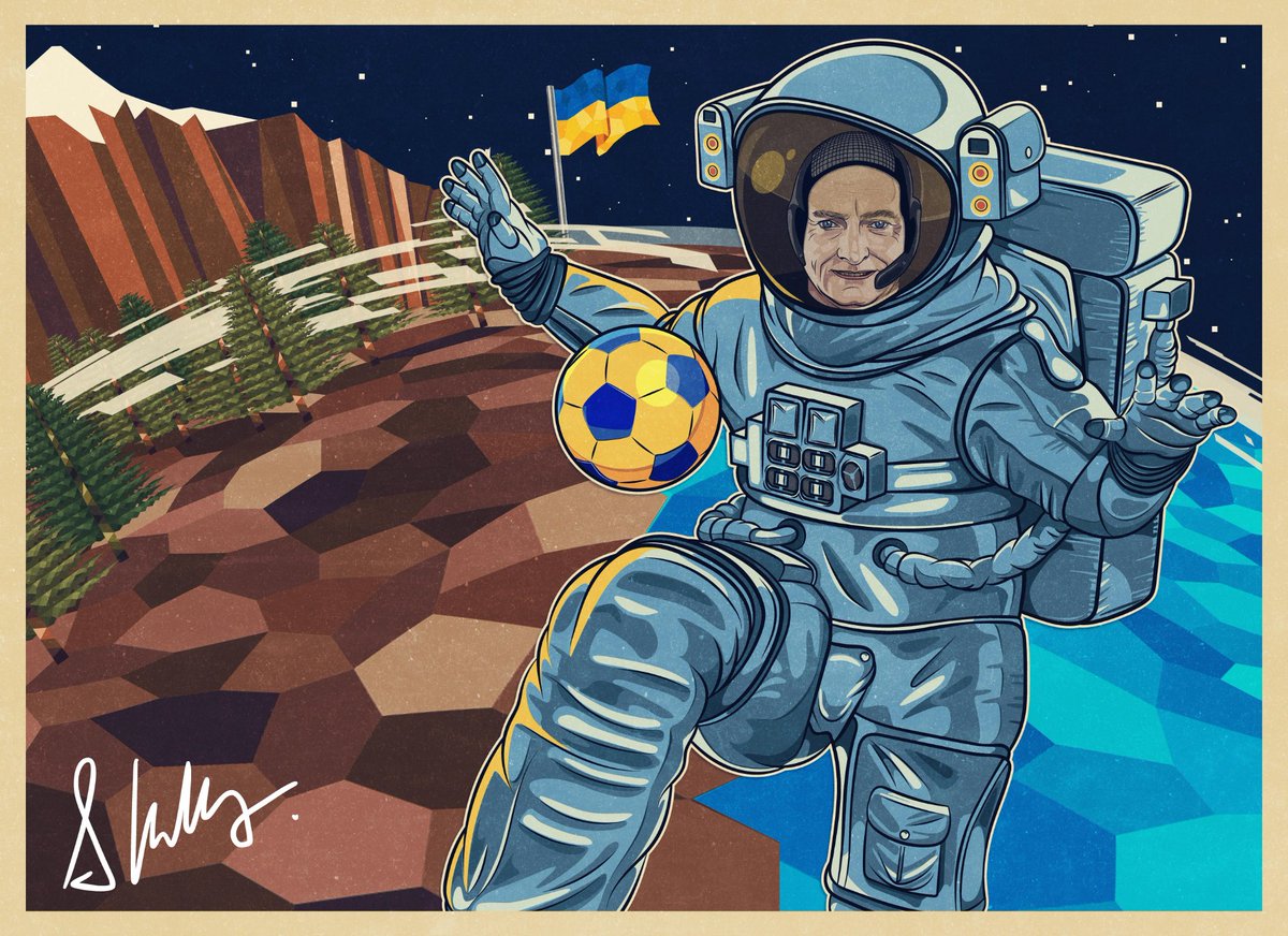 giacomodignazio's tweet photo. Postcard from #Space #1681
World-renowned former #NASA Astronaut #ScottKelly is raising money to support Ukrainian victims by donating 100% of net proceeds of his first #NFT drop to the Global Empowerment Mission, for the #Ukraine Crisis. https://t.co/MDvgRIUWTY