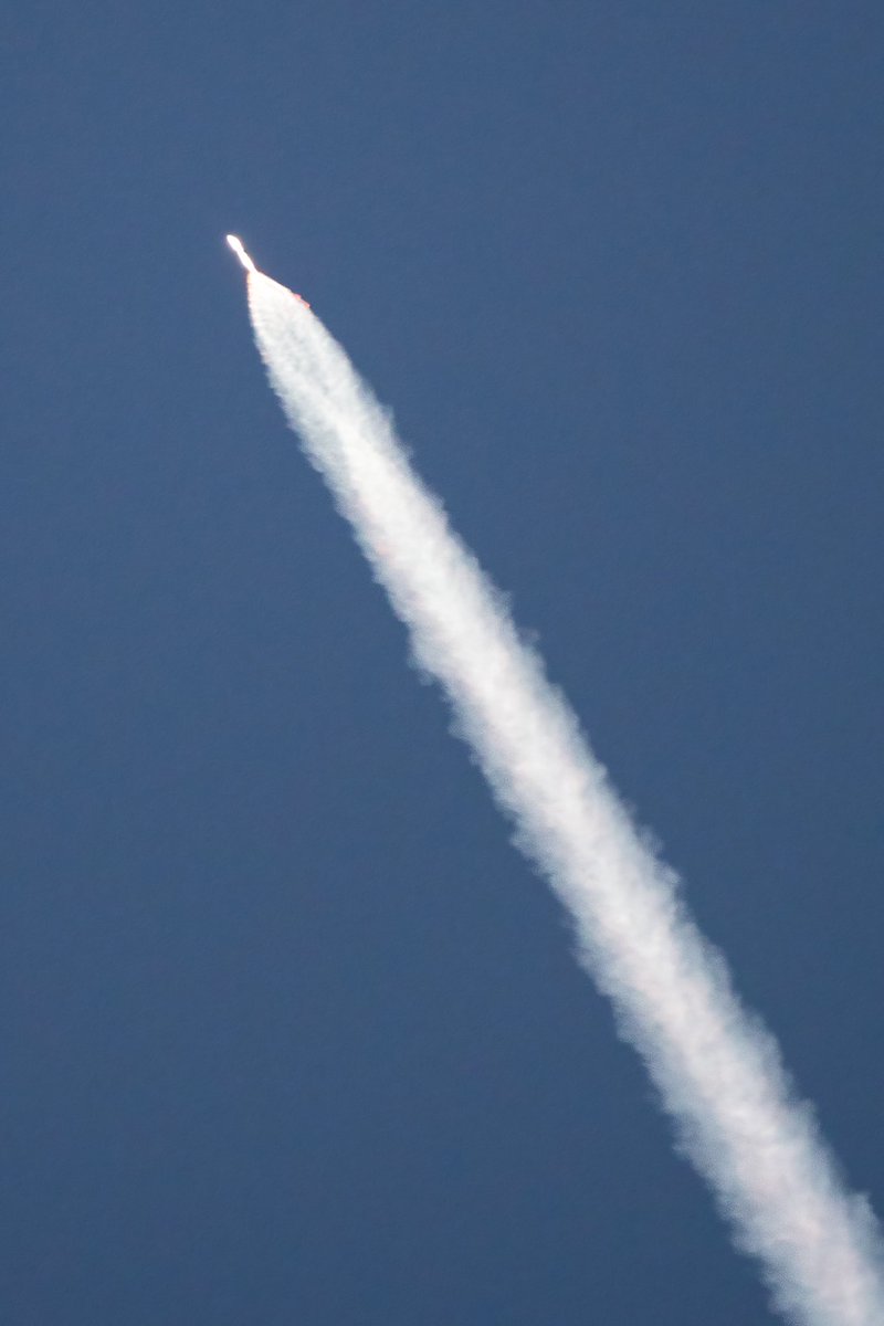 evver's tweet photo. Falcon 9 Rocket Launch from Vandenberg AFB. Photos taken from Goleta, CA https://t.co/6pSvo59Rbt