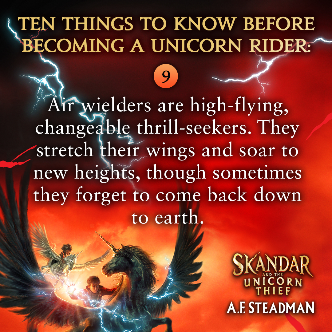 SimonKIDS's tweet photo. Soar into a breathtaking world of heroes &amp; unicorns as you’ve never seen them before in this fantastical middle grade debut by A.F. Steadman! Join #Skandar as he fights for his destiny &amp; dreams of riding a unicorn of his own, available 5/3/22!

Learn more: https://t.co/rwsyzPPY3F https://t.co/2fN1Sjq7P1