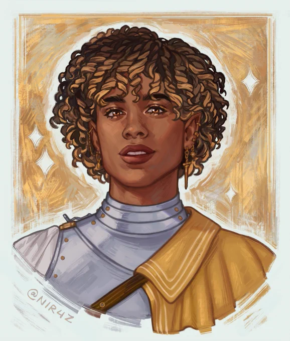 Here's the first portrait I did of Apollo when I decided to redesign him last year 