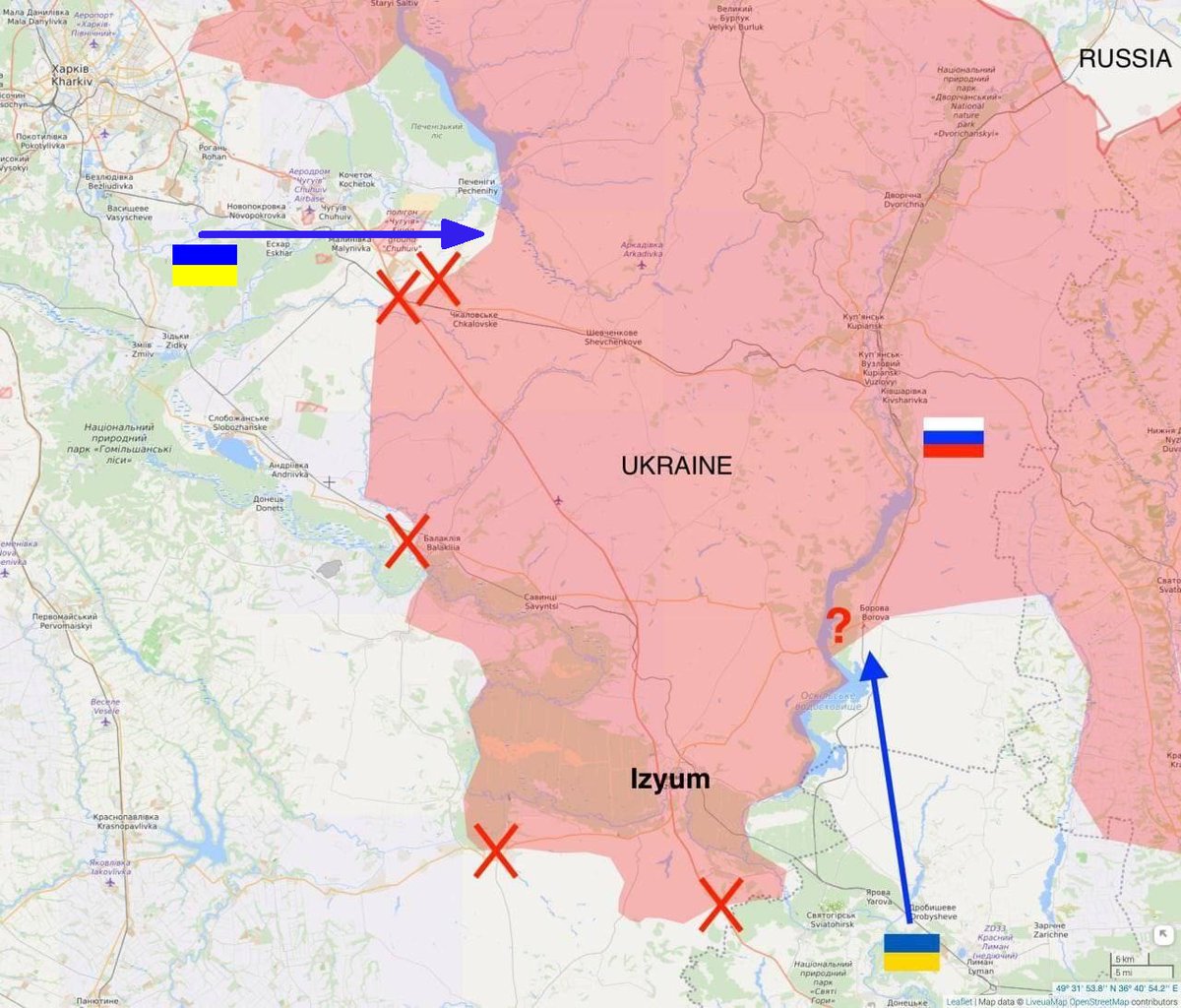 [情報] 哈爾科夫東郊 烏軍大反擊