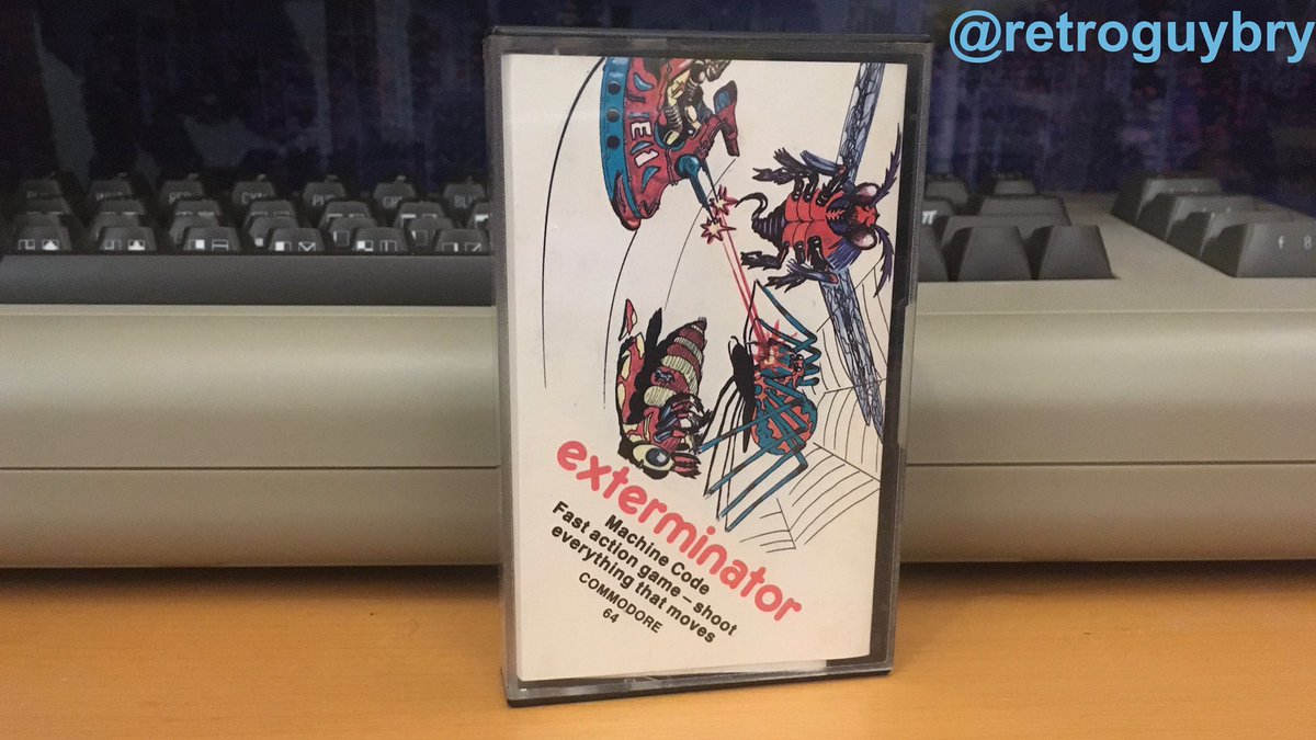 retroguybry's tweet photo. Tonight I’ve mostly been playing Exterminator by Ken Grant. #C64Sunday #Commodore64 #C64 #Retrogames #ShareYourGames https://t.co/h50udD3Jbk