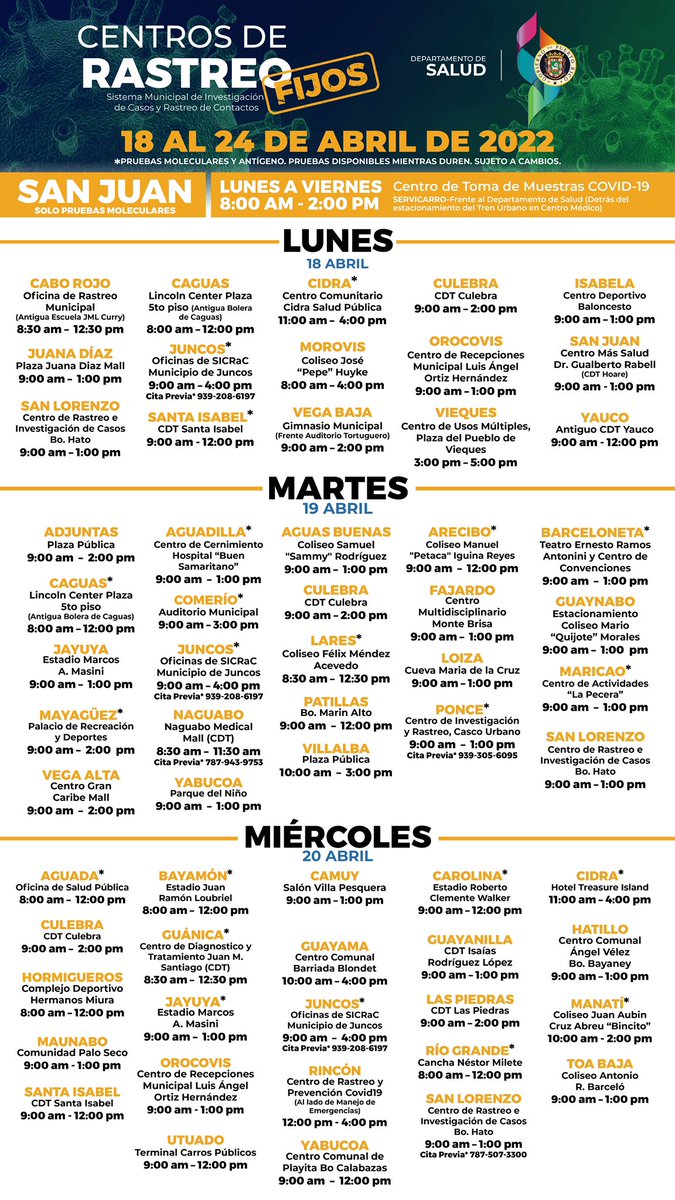 Departamento de Salud de Puerto Rico tweet media