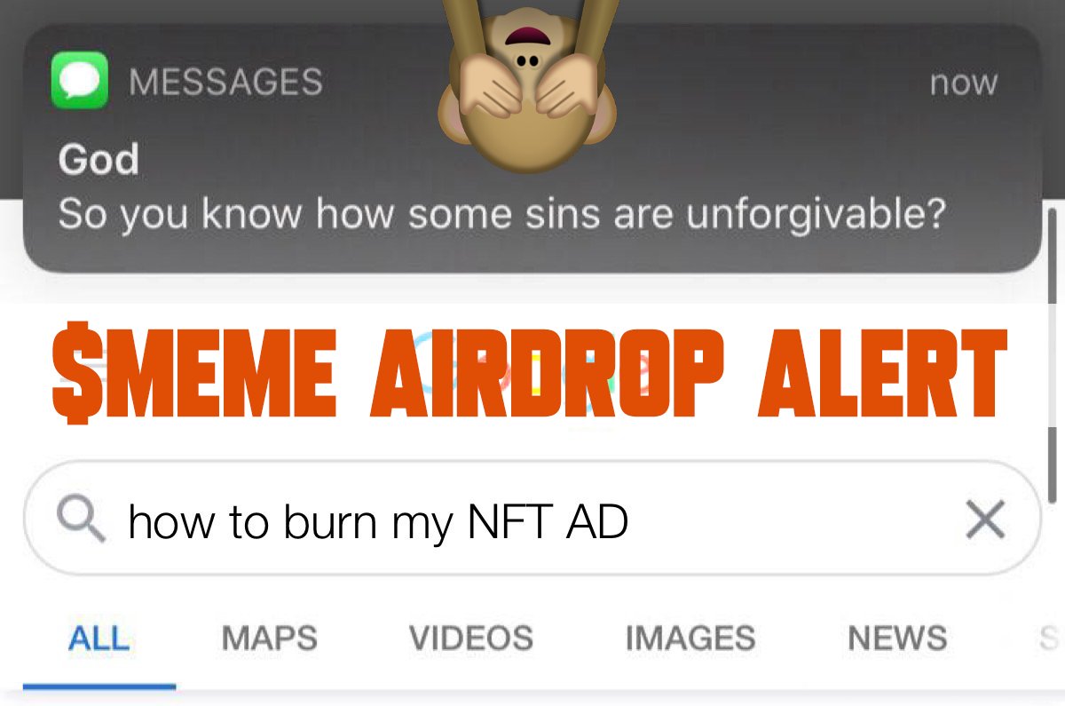 //// CHECK OUR DISCORD FOR $MEME DROP ELIGIBILITY CRITERIA 

//// discord.gg/vdpyGuhq7m

//// THE DISTRIBUTION OF $MEME SHALL BEGIN 72 HOURS AFTER THIS POST IS LIVE 

#EgldCommunity #ElrondCommunity #EgldNFT #ElrondNetwork #ElrondNFTTournament