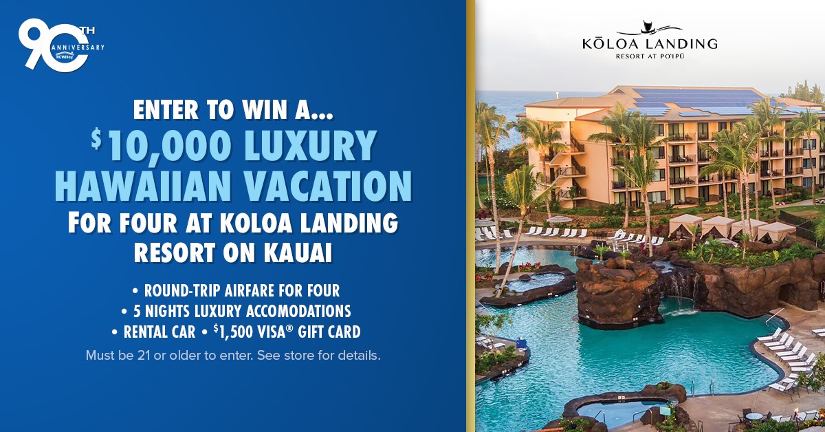 RCWilley's tweet photo. Enter to win a $10,000 luxury Hawaiian vacation!🌸
https://t.co/6hfq7X4Y4F https://t.co/U4RjJzdWEf