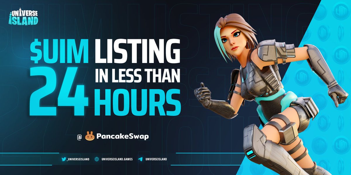 _UNIVERSEISLAND's tweet photo. 🚨 $UIM LISTING IN 24 HOURS 💥

📢 The $UIM tokens get listed at @PancakeSwap on April 18th, 14:00 hours UTC.🚀
 
👉Beta game 🎮 &amp; the marketplace🛒 with staking options will be launched shortly after the initial #listing.

🎁The longer you stake, the rarer is your NFT reward ‼️ https://t.co/F1cgBn1CVJ