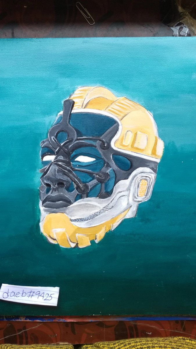0xsukuna_'s tweet photo. Hey @sneakerheadsoff  @ill_lawi have been working on this painting for the last few days. Love the community in the discord 👟👟
#sneakerheads #sneakerheadsoff #sneakerheadsfanart https://t.co/SMuv13CqI6