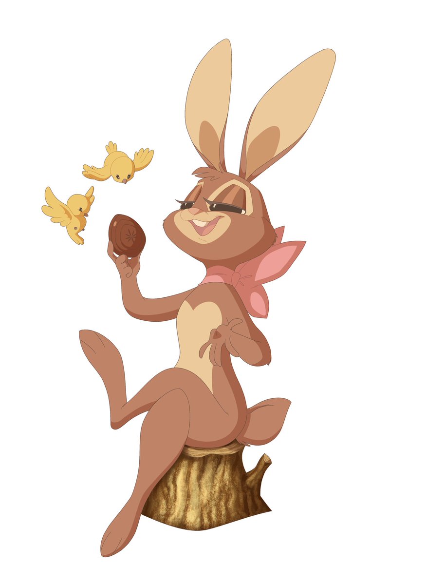 「Drew the Cadbury Caramel bunny cause her」|Kyra Kupetskyのイラスト