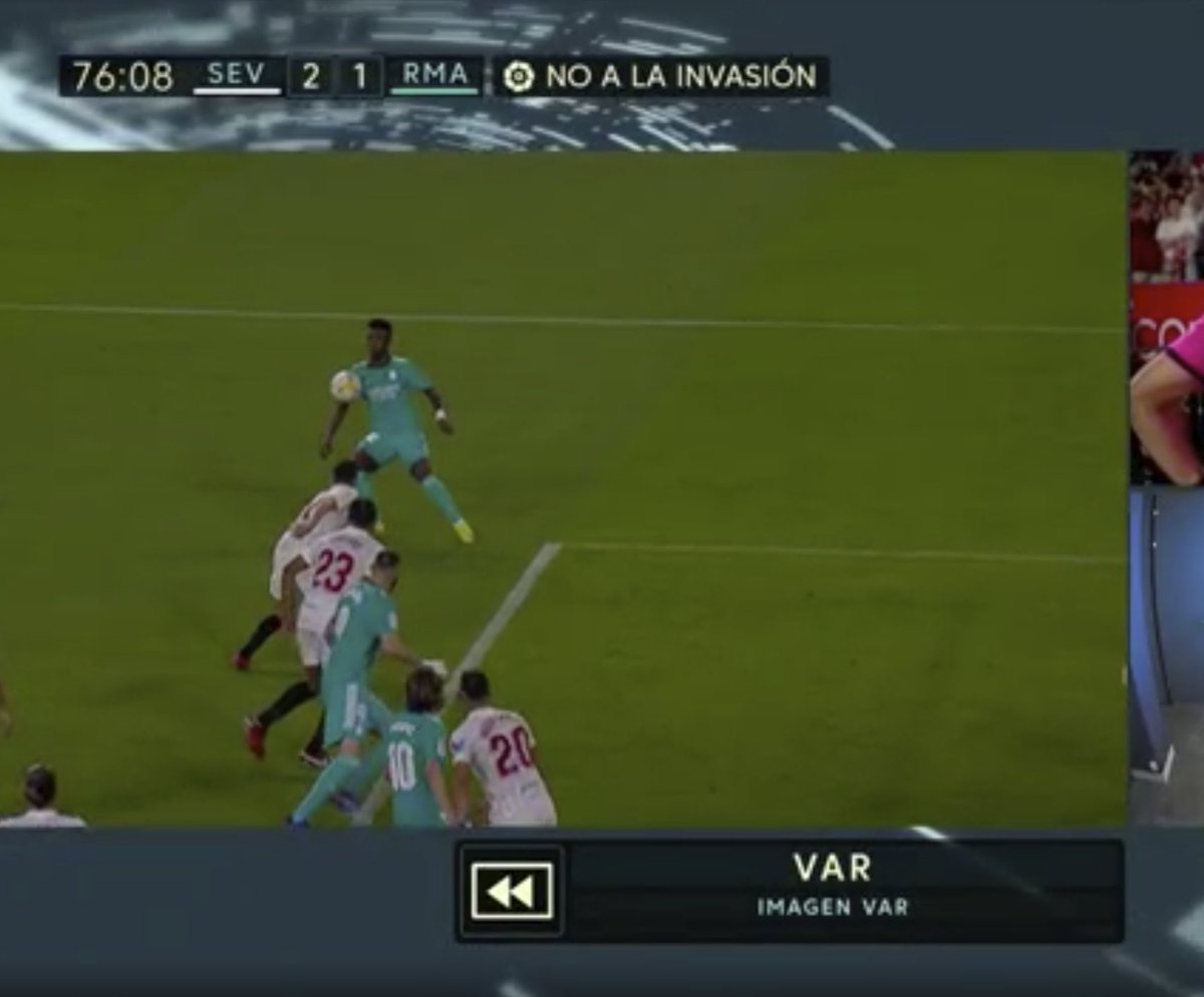Me parece insólito que este gol haya sido anulado después de ira a verla al VAR con 20 repeticiones