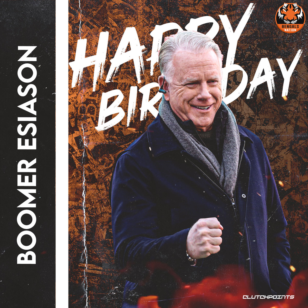 Join Bengals Nation as we greet 4x Pro Bowler, Boomer Esiason, with a happy 61st birthday 