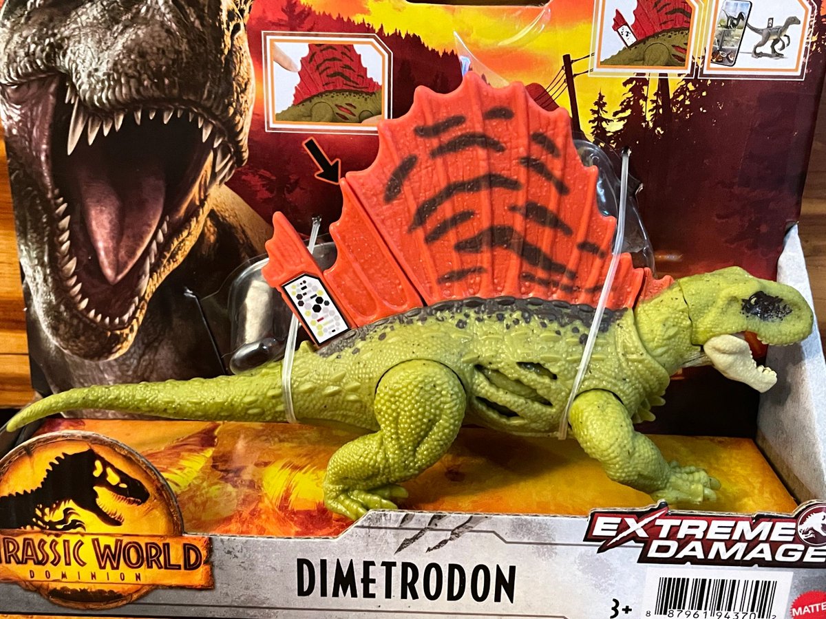JurassicAttic's tweet photo. The #JurassicWorldDominion Extreme Damage #Dimetrodon! A seriously impressive figure of the impressive predatory synapsid! Great work @Mattel!
#JurassicWorldDominion
#ExtremeDamage
#Dimetrodon

https://t.co/QYzX1O3aLn https://t.co/ehwvsoqaIt