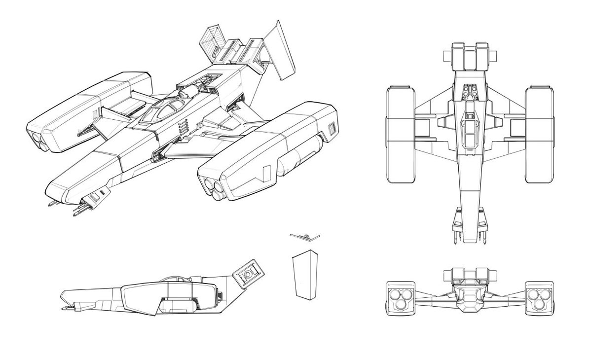 $MNG Our creative artistic devs expanding boundaries each day!  Amazing new spaceship concept  art being recreated into full blown 3D for V2. 
#EduFi #GameFi #NFTs  #MoonNationGame #PlayToEarn
#Metaverse #BSCGems #BSC #BinanceSmartChain
#MobileGame #MVBIV
@MoonNation0 
<a href="/BenTodar/">₿en Todar</a>