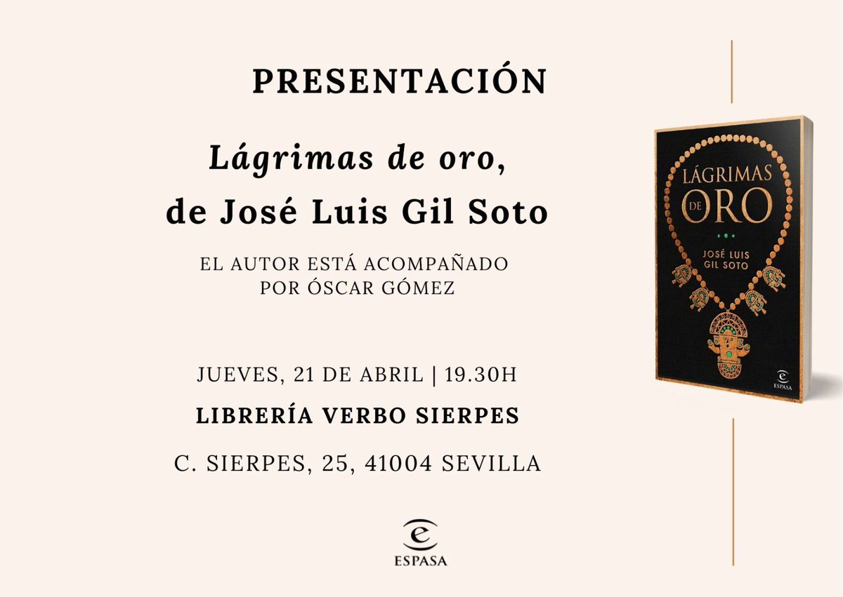 jlgilsoto's tweet photo. Se acaba la Semana Santa, y me espera Sevilla @libreriaverbo @editorialespasa https://t.co/hDajCrcO3l