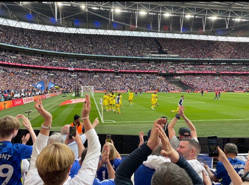 Great day at Wembley.  Another cup final to look forward to.