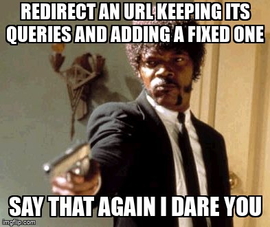 overflow_meme's tweet image. Redirect an url keeping its queries and adding a fixed one stackoverflow.com/questions/7190… #apache #redirect #modrewrite #htaccess