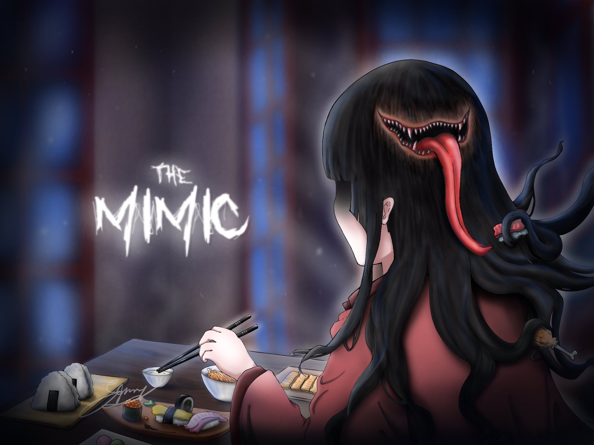 THE MIMIC RIN THE FUTAKUCHI ONNA by Nicetreday14 on DeviantArt
