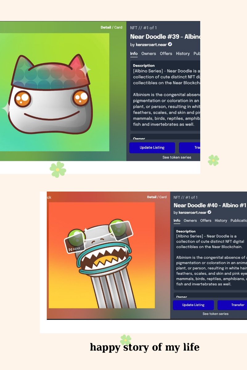 NEARPhilippines's tweet photo. 🎊NEAR Doodles NFT Giveaway🎊

🏆 NEAR Doodles #39 &amp; #40 from 
@kenzero14

To enter:

✅Follow @NEARPhilippines &amp; our friend @yagagiveaway 🚀
✅Like, Retweet, and Tag your Friends
📅2 WINNERS ✨ will be announced on Wednesday via Twitter picker

#NEAR #NFTGiveaway #nftart https://t.co/LiRme7QoAE