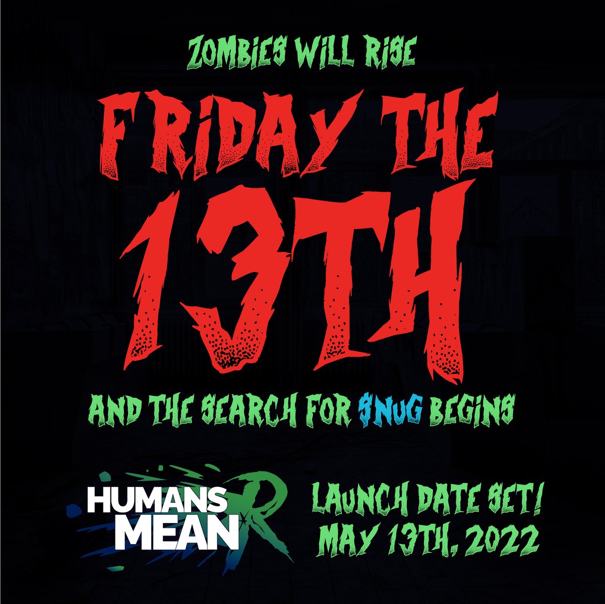 💡🛠Weekly Dev Update! Contracts complete! We're now deep in finalizing the Web3. Even better, we're ready to announce our launch date! Unleash your zombies Friday the 13th, 5/13/22!!! First round AMA Q's in our Discord, giveaways soon! #HumansRMean #AVAX #P2EGaming #NFT 👀🚀🔥