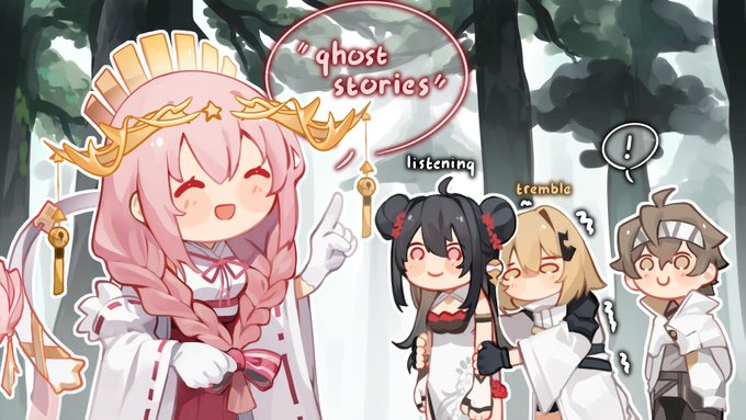 "please be careful from the ghost in the vicinity or some stray arrows flying toward you" #AlchemyStars #白夜極光 