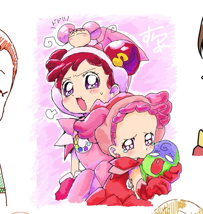 わのみさんの絵チャお邪魔しました!春風姉妹描かせていただきました☺️ 