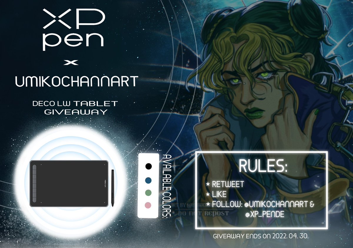 umikochannart's tweet image. ❗️GIVEAWAY TIME❗️

The rules again:
🦋Like &amp;amp; RT
🦋 Follow me &amp;amp; @XP_PENDE 

The products only ship to EU countries and the UK, excluding islands!

I’m also hosting 2 more seperate giveaways on my 2 IG accounts @/est_cos &amp;amp; @/umikochannart!