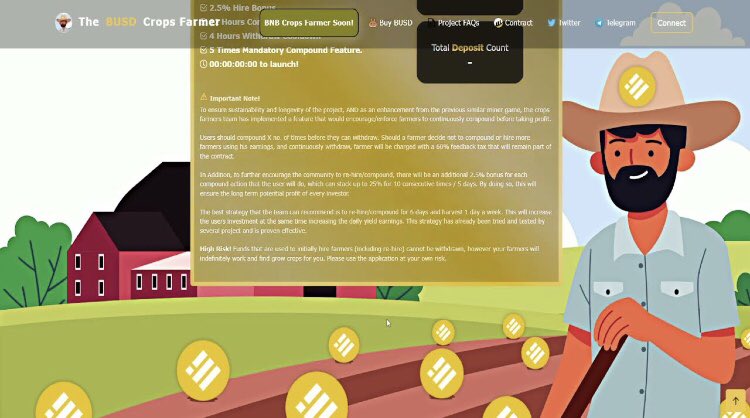 BUSDCropFarmer's tweet photo. New video by IceSeeMoney
➡️https://t.co/rB1A4zzH4n

👩‍🌾Website
https://t.co/xtuIbhNlVg

👩‍🌾Telegram
https://t.co/oCdG5ZLF5I

$BUSD #BUSD #Cryptocurrency #DApp #Crypto #Binance #DeFi #Staking #Farming #Investment #YieldFarming #Airdrop #BNB #Giveaway #Miner #Giveaway #Bitcoin #BTC https://t.co/XL56I2aP14