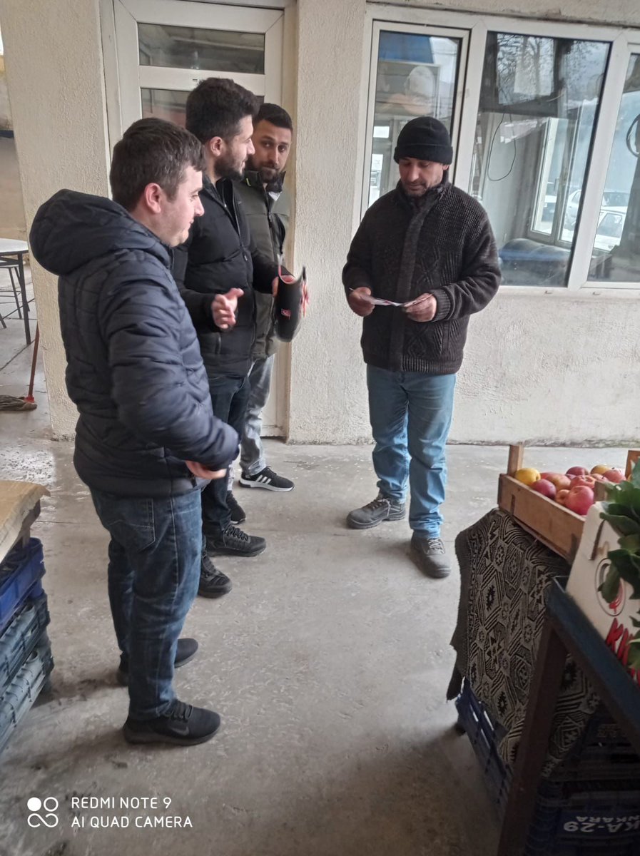 Zonguldak İl Gençlik Kolları olarak esnaf ziyareti ve yeni üye kayıtları yaptık.