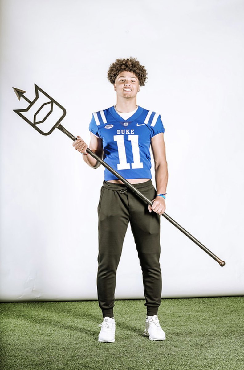 Enjoyed my visit <a href="/DukeFOOTBALL/">Duke Football</a> yesterday!! Thank you @agaudet_duke <a href="/DUFBRecruit/">Duke Football Recruiting</a> <a href="/CoachZohn/">Zohn Burden</a> <a href="/CoachMikeElko/">Coach Mike Elko</a>