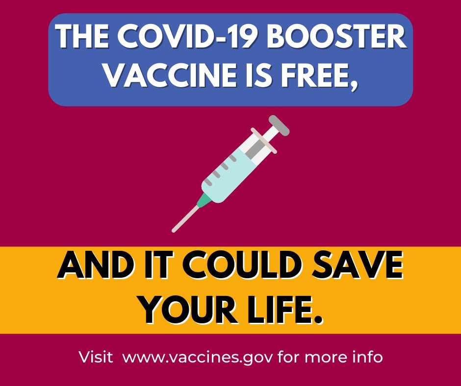 TAMHBlog's tweet image. Go to Vaccines.gov today and schedule your #COVID booster today!