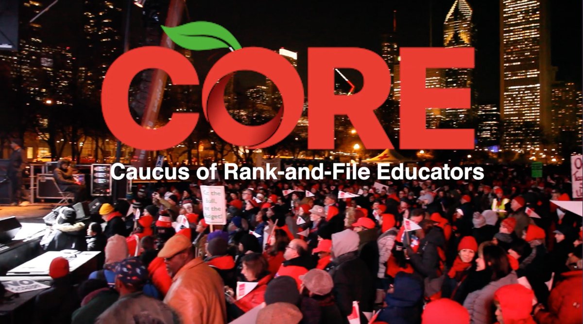 coreteachers's tweet photo. On May 20th, #VoteCORE to continue our movement. Watch our campaign video here: https://t.co/pEbSFHx9nB https://t.co/143Vo59fPw