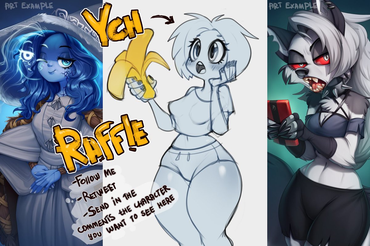 hattieZAZU's tweet photo. Time for new raffle!
Conditions:
- Follow to me HERE > @hattieZAZU 
- Retweet THIS post
- Send in the comments the character you want to see here (characters from movies/cartoons/games/etc or YOUR OC) 

Expect May 18th. This will be the day the winner will be chosen! https://t.co/kxhzV3NBOQ