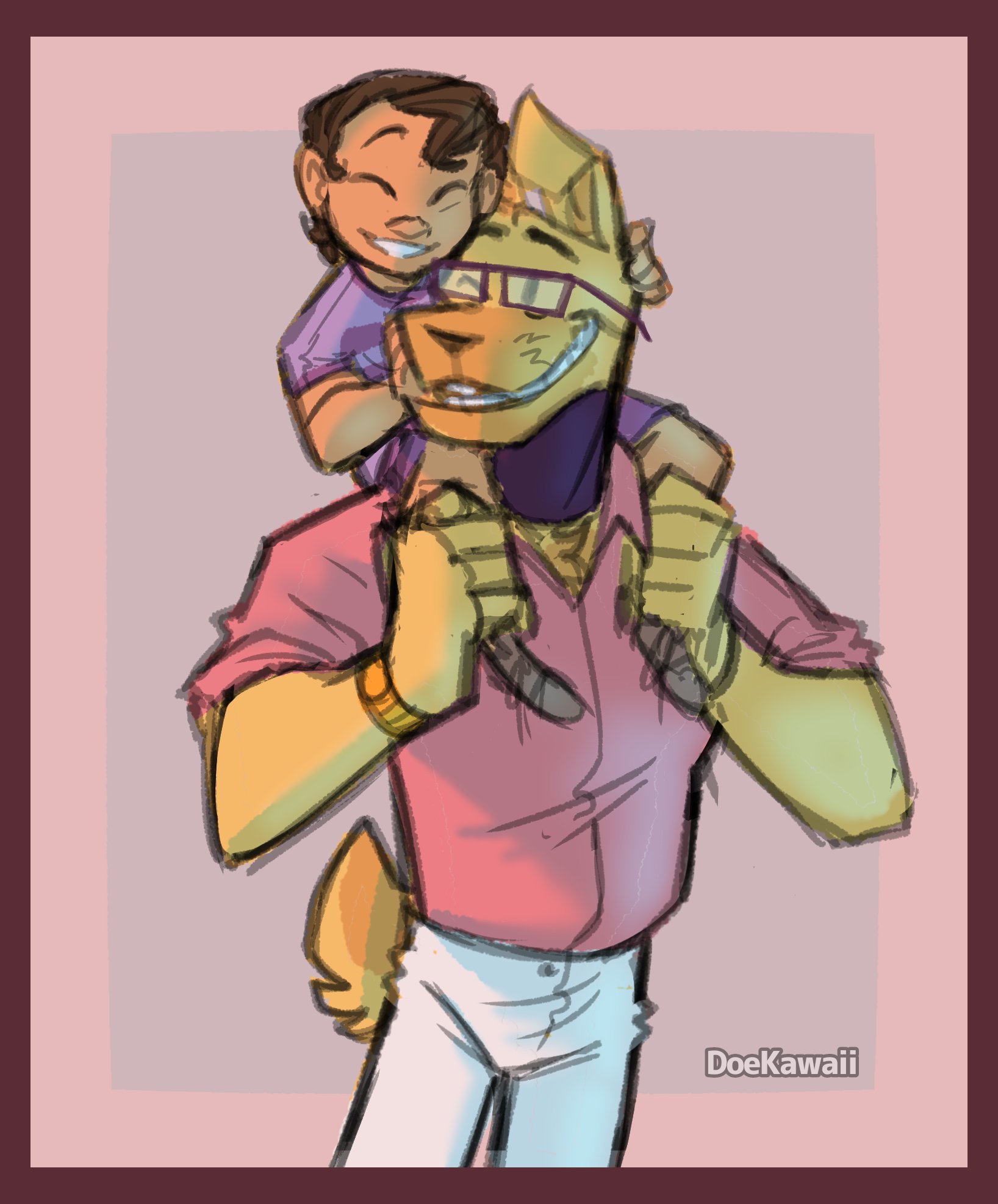 Doe on Twitter "((Politely shoving FNAF canon aside, placing Happy