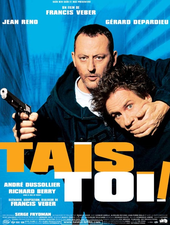 Tais-toi! (France, Italie / 2003) #FrancisVeber #SergeFrydman avec #GerardDepardieu #JeanReno <a href="/RichardBerry/">Richard Berry</a> #AndreDussollier #JeanPierreMalo #JeanMichelNoirey #LaurentGamelon <a href="/recoing1/">Aurélien Recoing</a> <a href="/VINCENT_MOSCATO/">VINCENT MOSCATO OFF</a> #TickyHolgado #MichelAumont <a href="/Leonorvarela/">Leonor Varela</a> #LoicBrabant #ArnaudCassand