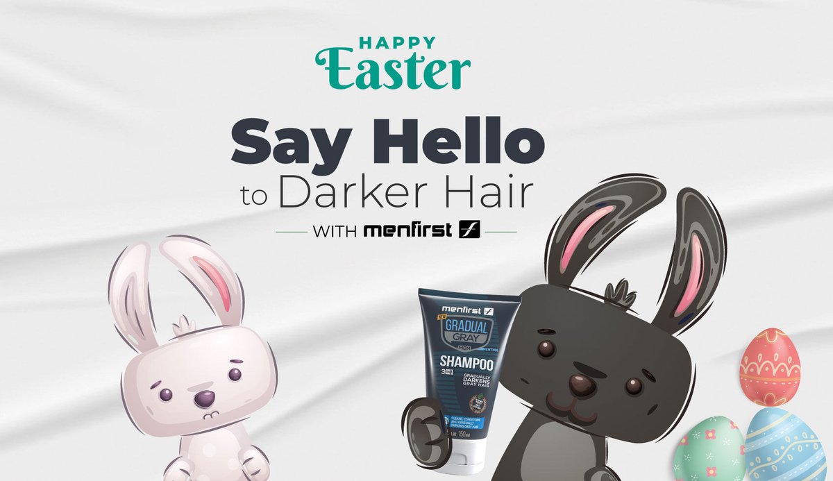 MenfirstUSA's tweet image. Happy Easter!! 🐰 Say Hello to Darker Hair with Menfirst!
#easter #happyeaster #menfirst #gradualmen