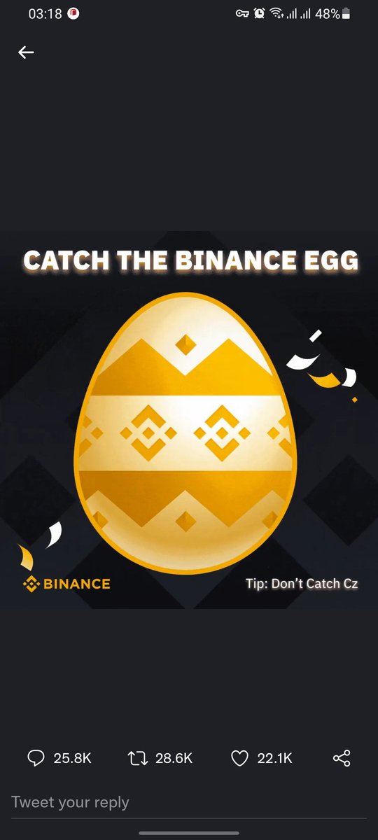 #BinanceEggHunt
