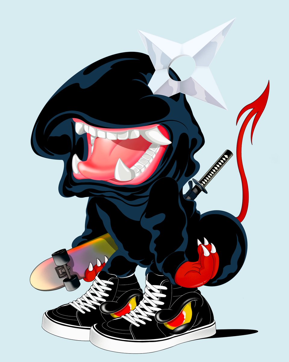 ykhaamelz's tweet photo. UNDERCOVER BUBS No.11 Appeared! 
Ninja Bub 👹💥

#UndercoverBubs ( @opensea link below ) https://t.co/W8wSZiI3E0