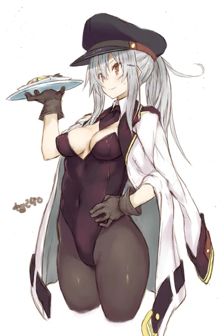 #艦これ版深夜の真剣お絵描き60分一本勝負
#艦これ版真剣お絵描き60分一本勝負_20220417 