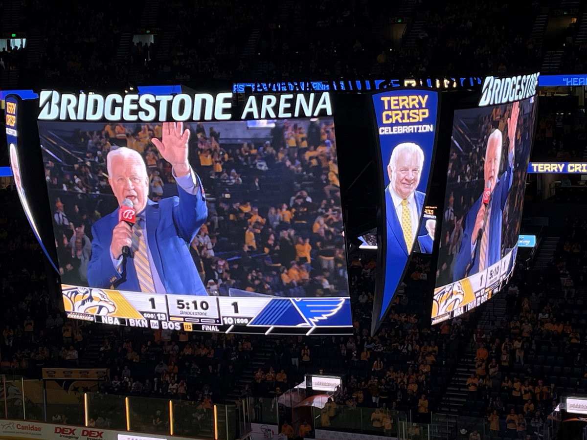 brooksbratten's tweet image. The #Preds announce a scholarship fund in honor of Terry Crisp, and they'll also rename one of the rinks at @FordIceCenter Bellevue the Terry Crisp Ice Rink. No one brings the passion better. Congratulations, Crispy.