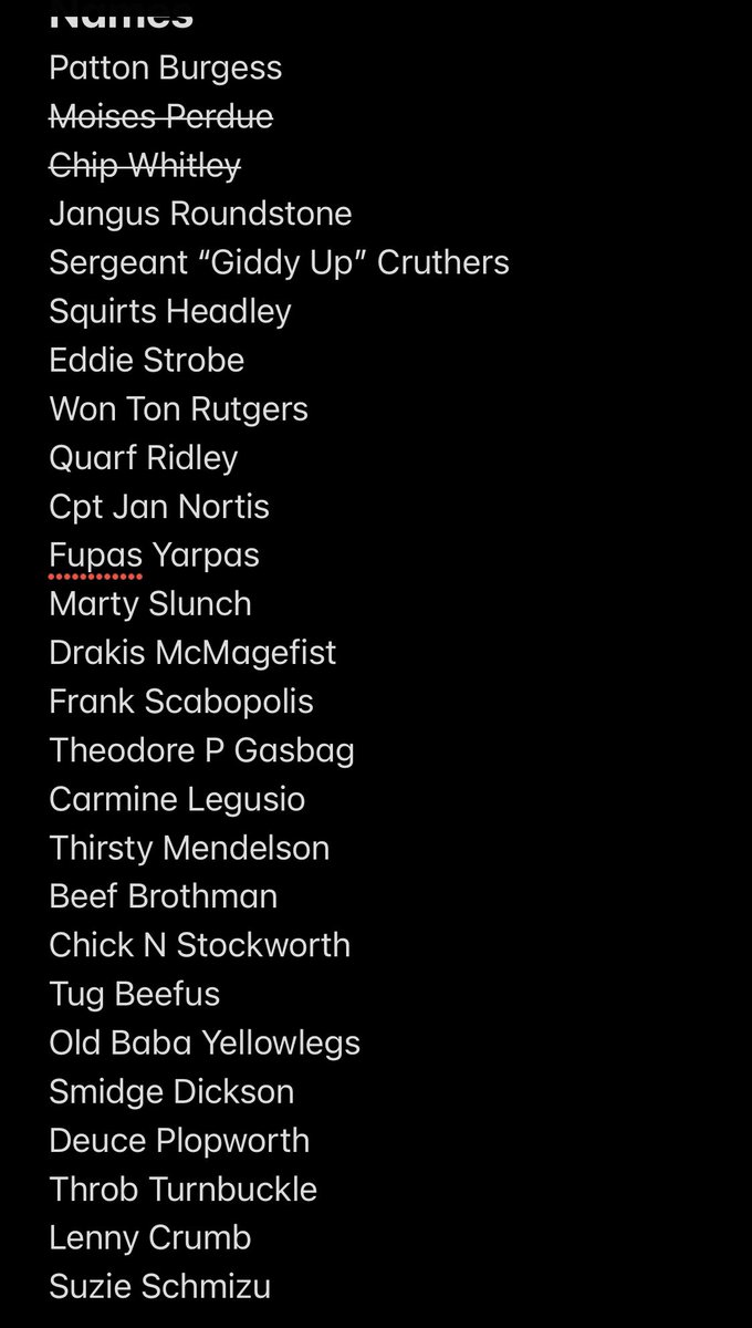We’ve finally made it to DS3! Now help me choose my next Dark Souls character. Here’s a list of names I’ve found worthy to choose from but if you have a favorite name as well please add to it