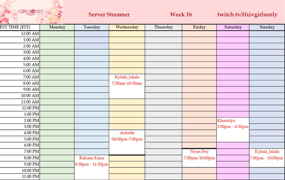 Ff14 Events Schedule