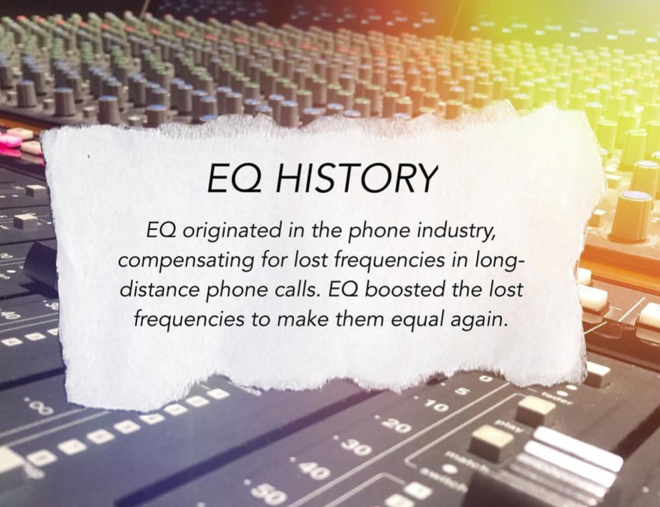 History of EQ #audioengineering #Mixing #musicproducers #musicproducertips #audioedges