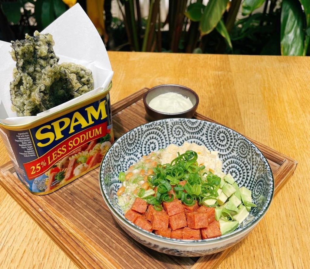 SPAM Power Natto Bowl from Zigu.
