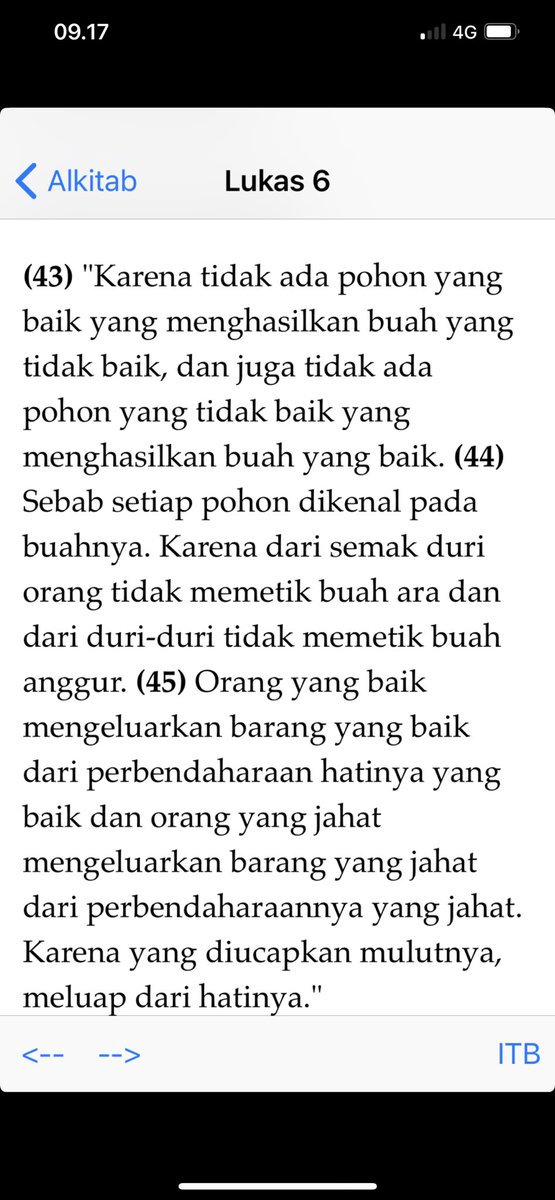 Constantinewei's tweet photo. Lukas 6:43-45 https://t.co/w3dWmPJbhh