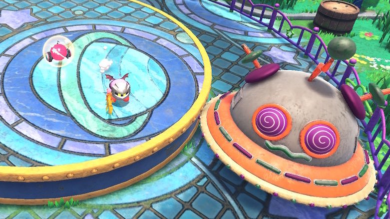 I still haven't seen anyone point out that the wonderia remains in kirby and the forgotten land is basically a HAL Laboratory theme park 