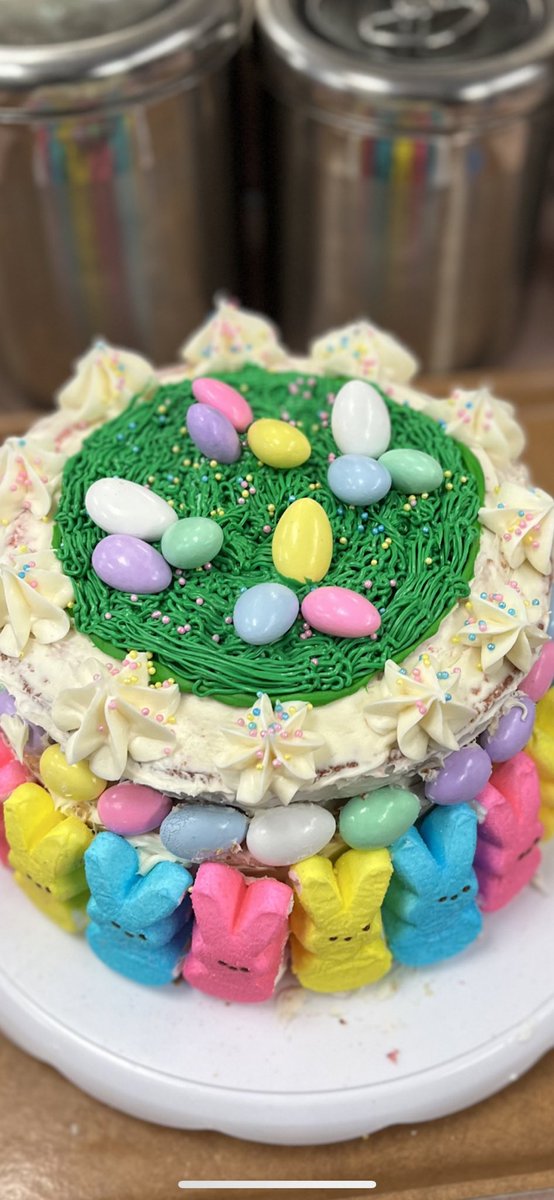 LVCulinaryArts's tweet photo. HaPpY Easter “Peeps Cake Challenge” from #LVCulinaryArts!!
@LaderaVistaJH #FSDLearns
@FullertonSD https://t.co/6By1NqLG2r