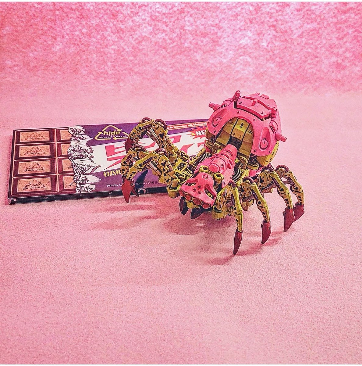 Big_u2k's tweet photo. 桃色の雲が空を流れる...
ピンクスパイデス
#zoids #ゾイド #zoidswild #ゾイドワイルド #zoidswildzero #ゾイドワイルドゼロ
#初めての塗装 #処女作 #spideath #スパイデス https://t.co/AphZDXW2oE