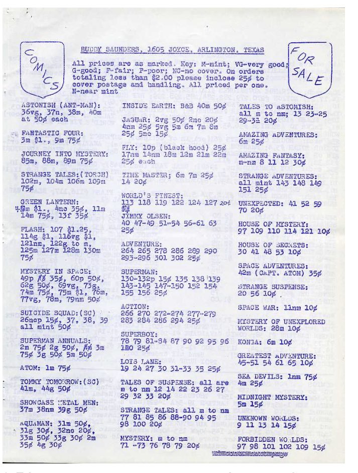 squiglestick's tweet image. Comic ad from 1962,, check out the prices