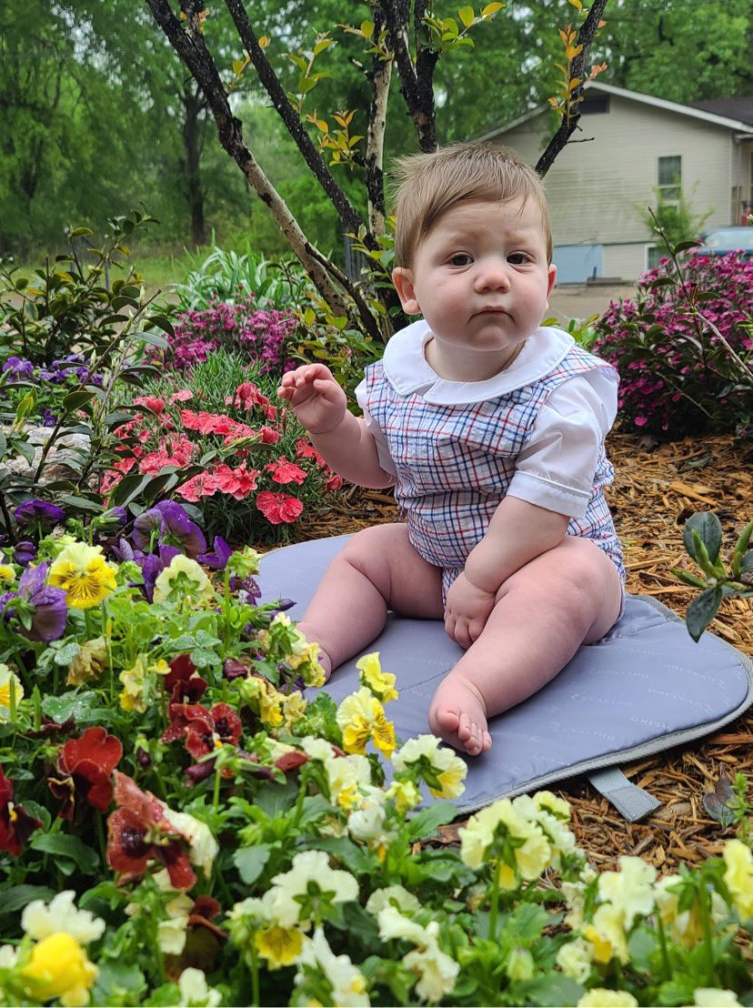HelenSBullock's tweet photo. Our sweet boy’s first Easter was so wonderful! We loved spending time in Arkansas with family. We are so grateful for Easter blessings! 🤍 https://t.co/XYwxnhYWWN