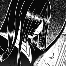 She's staring at @TatteredMoons through her hair.